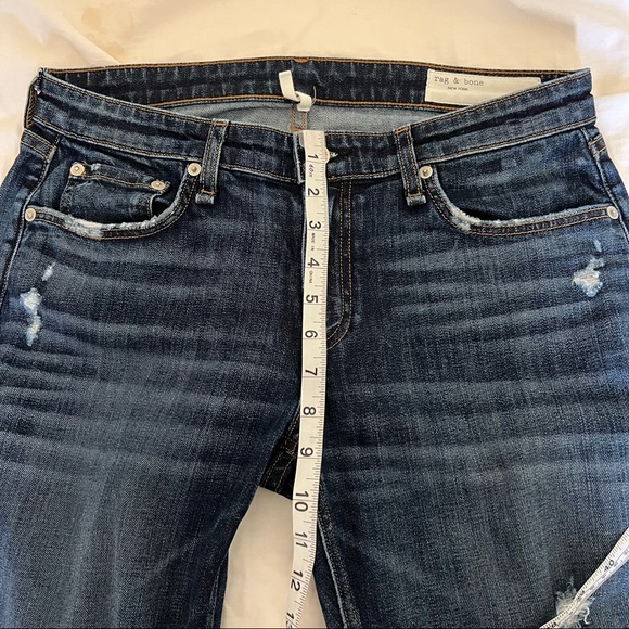 Rag & Bone Dre Low-Rise Boyfriend Jeans 27 - Picture 7 of 10